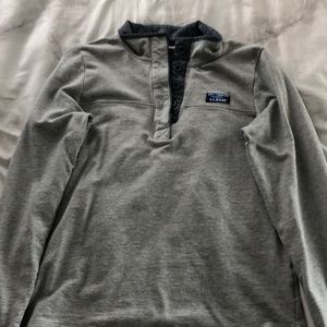 Llbean 1/4 button up!